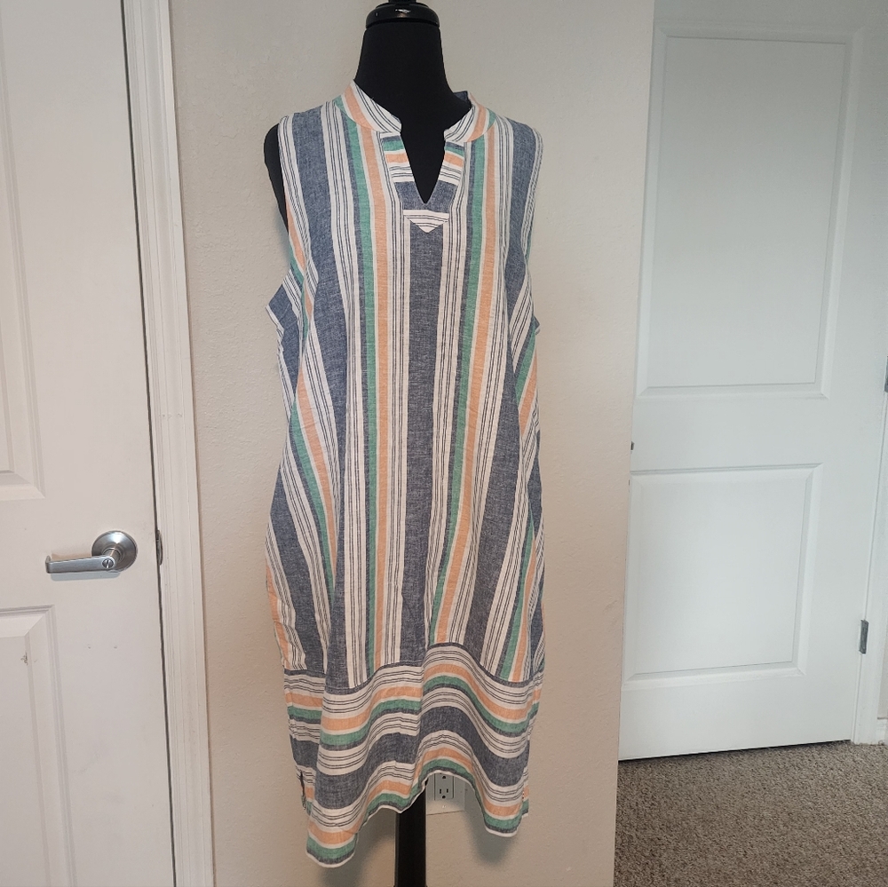 Hatley Multicolor Striped Midi Dress